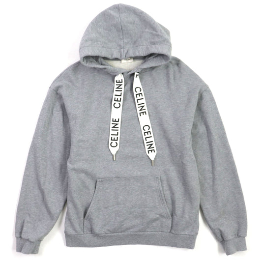 CELINE Hoodie 2Y468670Q Main: 100% cotton, part: 96% cotton, part: 4% polyurethane gray mens M