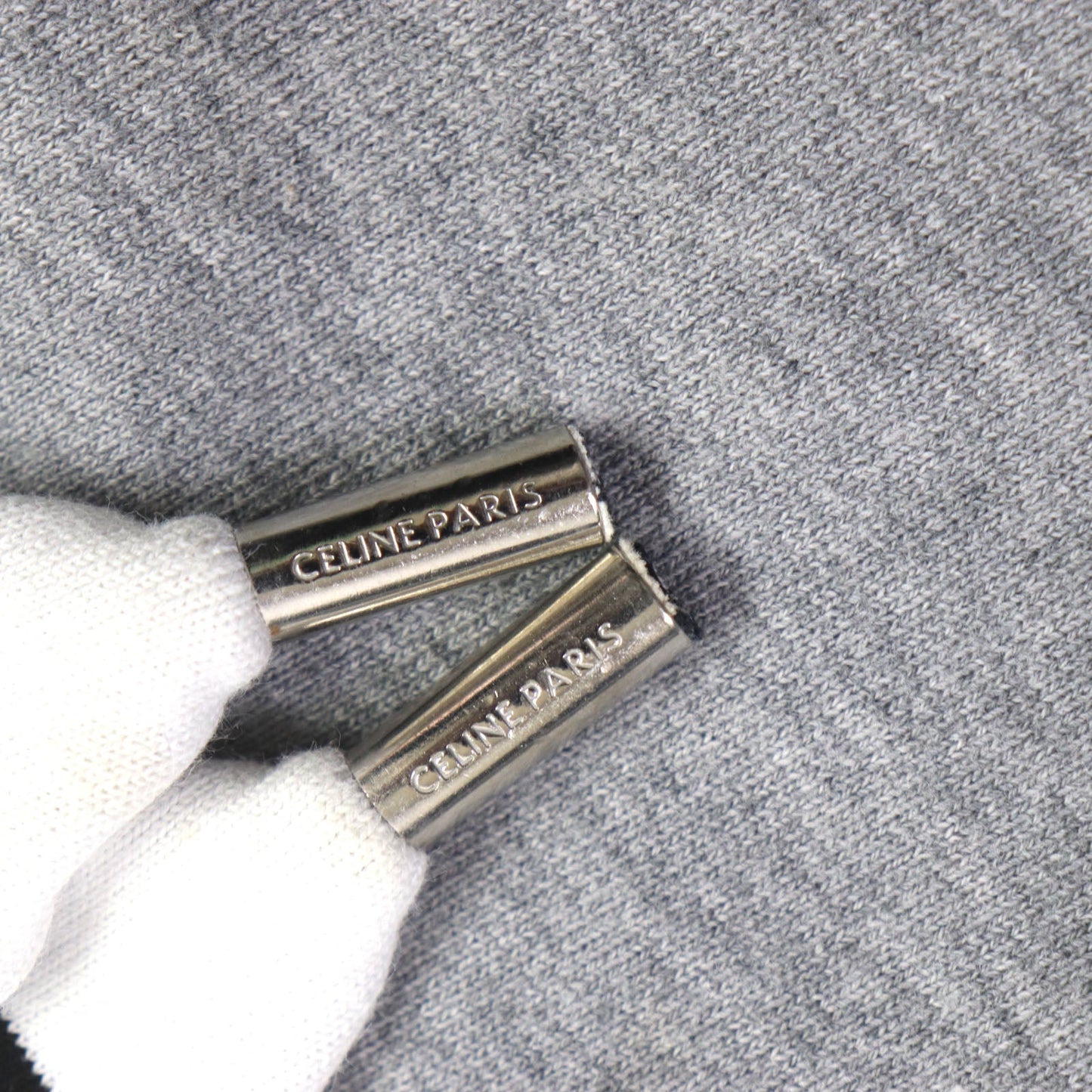 CELINE Hoodie 2Y468670Q Main: 100% cotton, part: 96% cotton, part: 4% polyurethane gray mens M