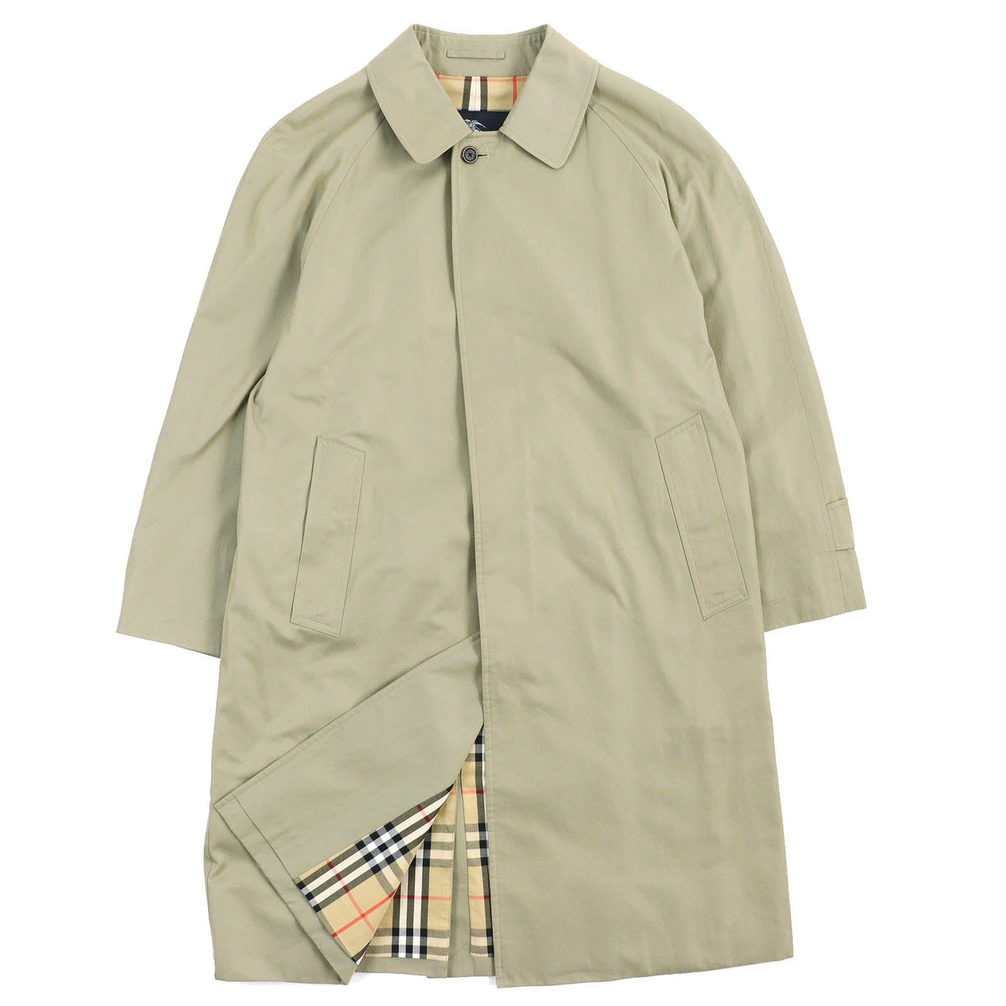 BURBERRY LONDON Stainless collar coat Outer: 100% cotton, Lining: cotton, Sleeve lining: polyester khaki mens 165-4