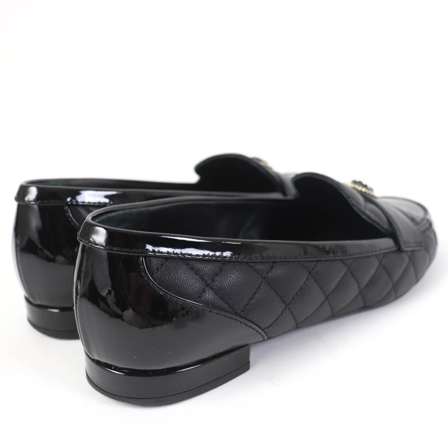 CHANEL Ballet shoes 23B G45122 Main: Leather, Main: Patent leather black Women 36 1/2C