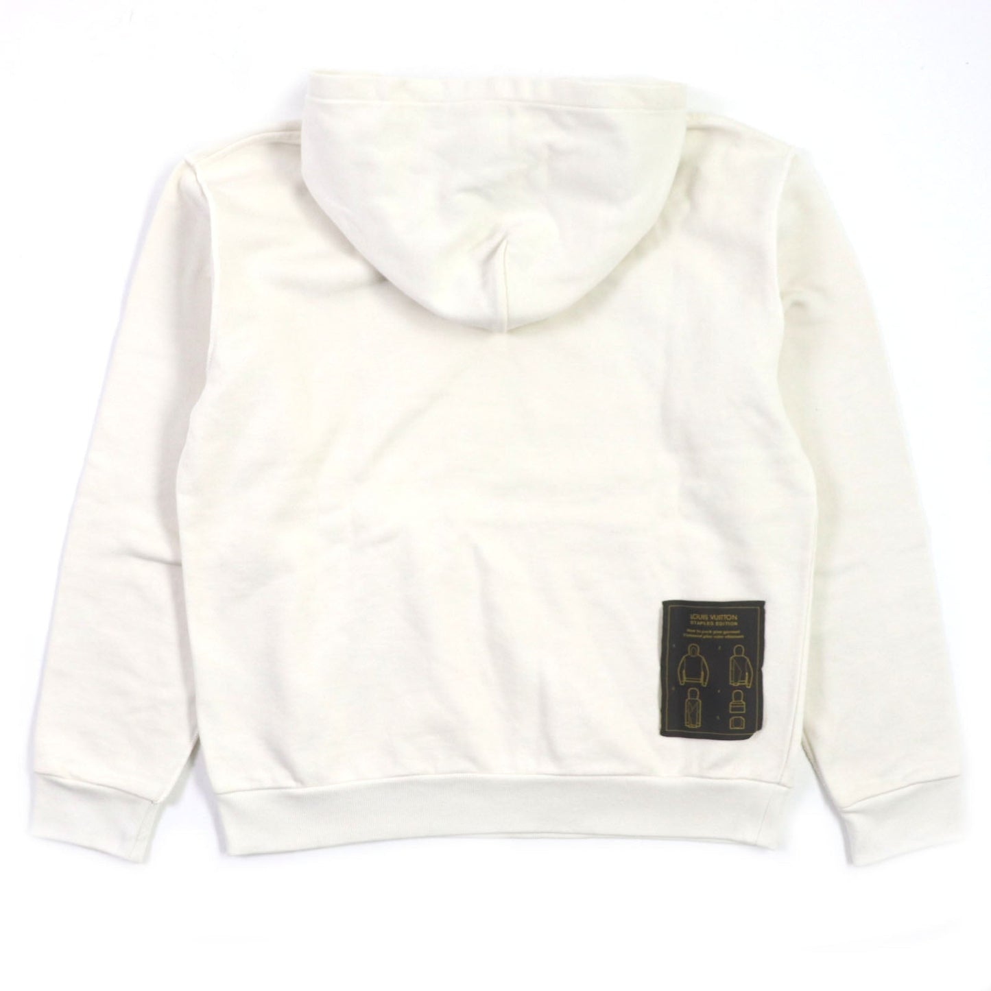 LOUIS VUITTON Hoodie Main: 100% cotton Ivory Inside Out Stables Edition mens M