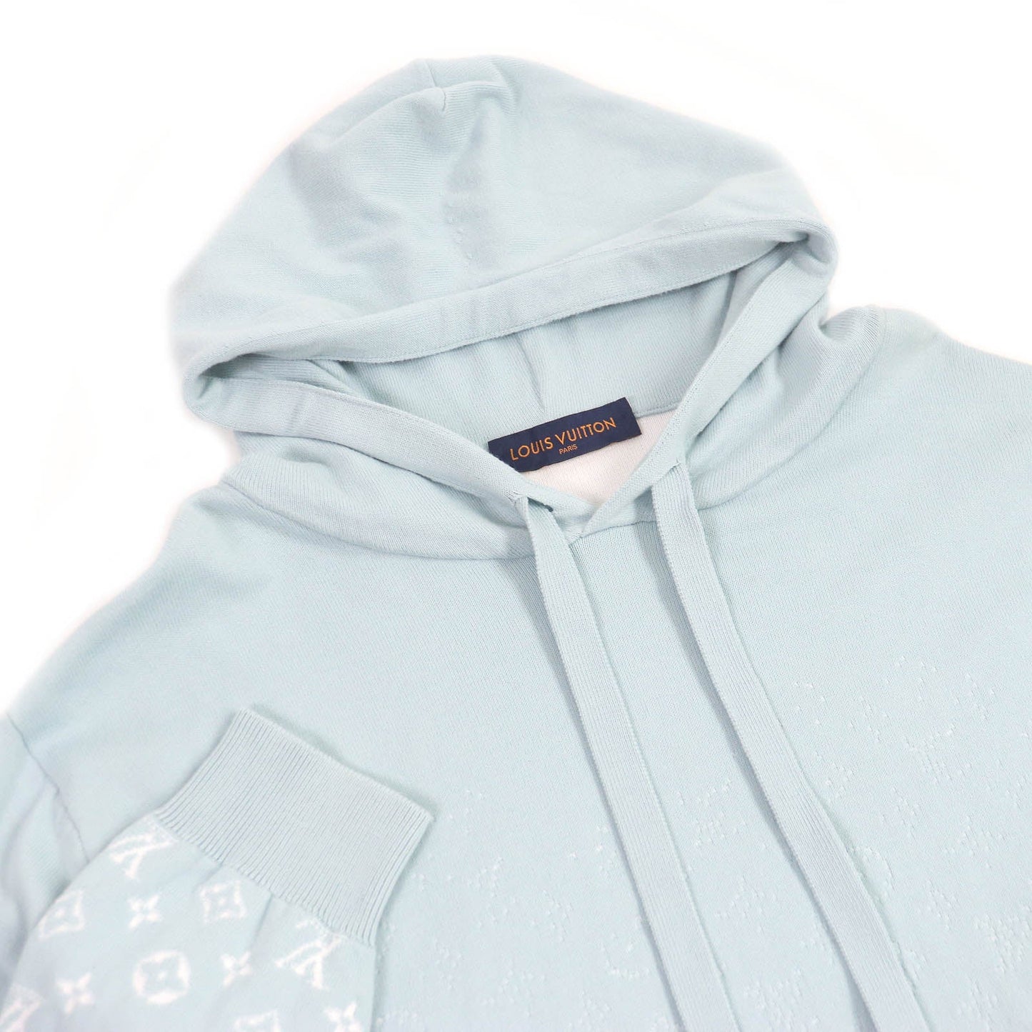 LOUIS VUITTON Hoodie Main: 100% cotton Light blue mens XL