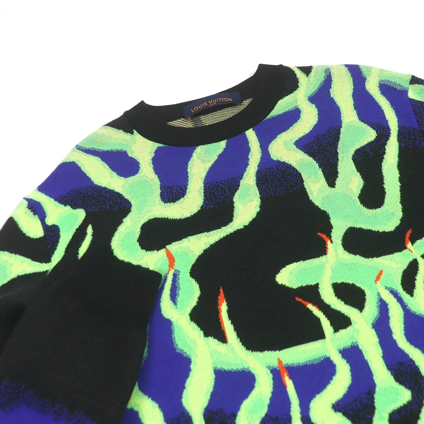 LOUIS VUITTON knit HNN11W Main: 100% wool multicolor mens M