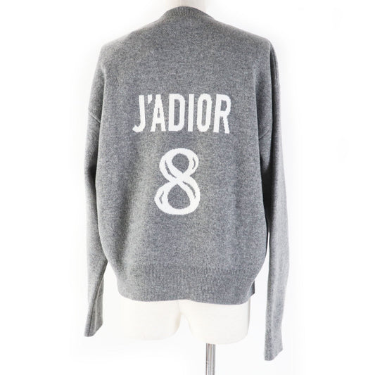 Christian Dior knit 924S55AM009 Main: 97% cashmere, Main: 2% nylon, Main: 1% polyurethane gray JA DIOR 8 Women 42