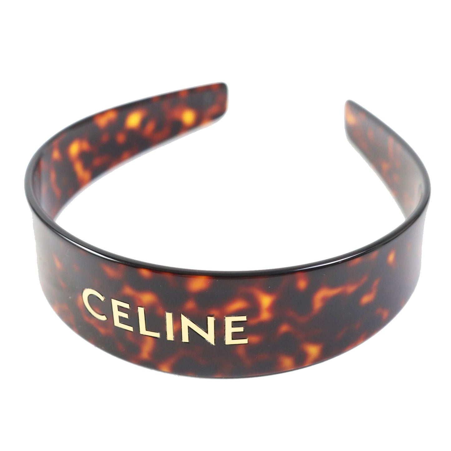 CELINE hair accessory 46Y376CEA Main: Plastic Dark Havana Gold Women