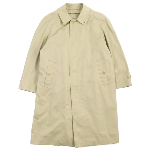 BURBERRY Stainless collar coat Outer: 51% cotton, Outer: 49% polyester, Lining: 50% polyester, Lining: 50% cotton, Liner: 100% wool beige mens 38