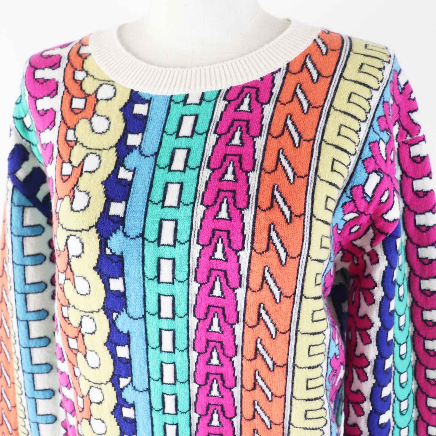 CHANEL knit P71599 Main: 100% cashmere, part: 99% cashmere, part: 1% elastane Multi Women 34