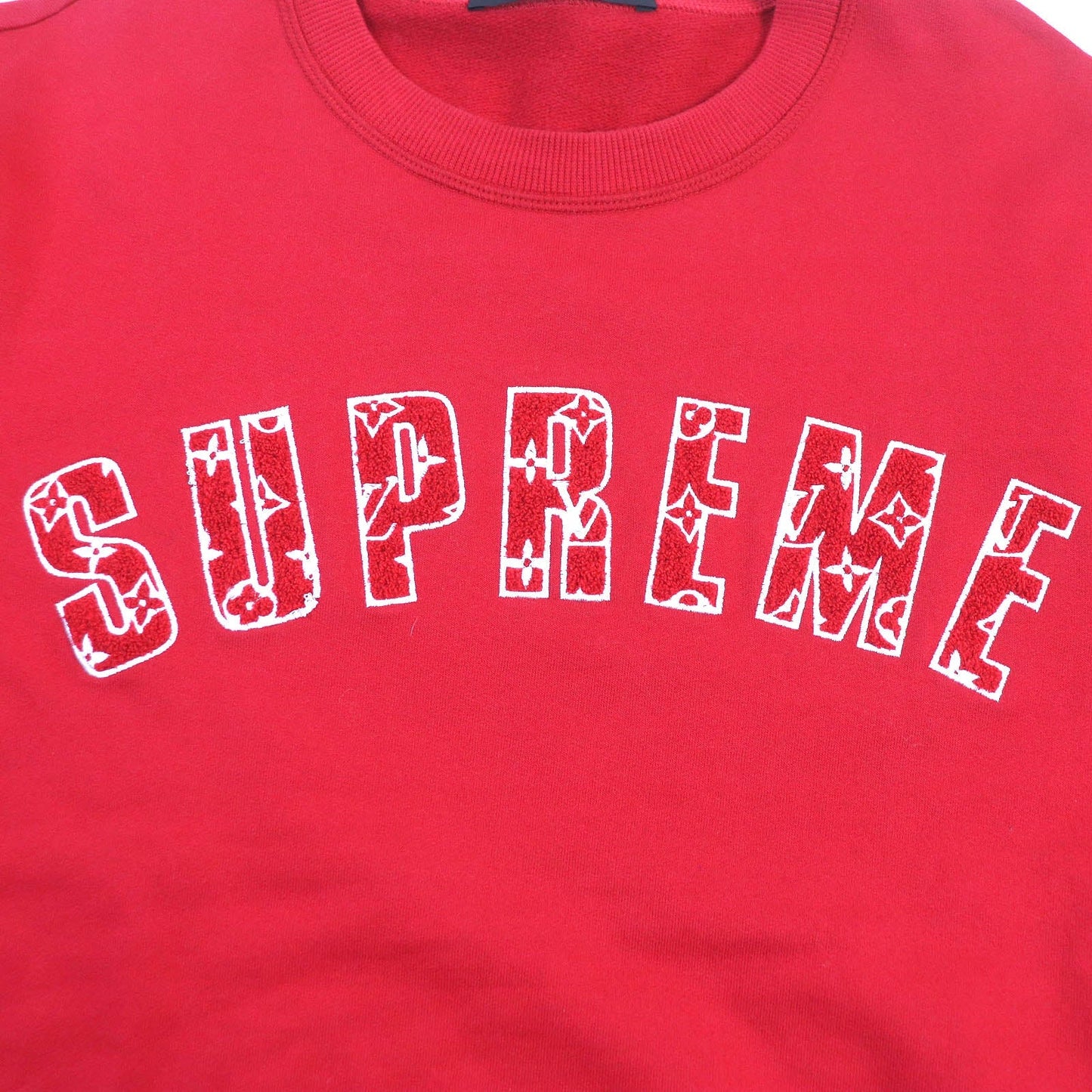 LOUIS VUITTON sweat HDY93W Main: 88% cotton, Main: 12% rayon Red mens M