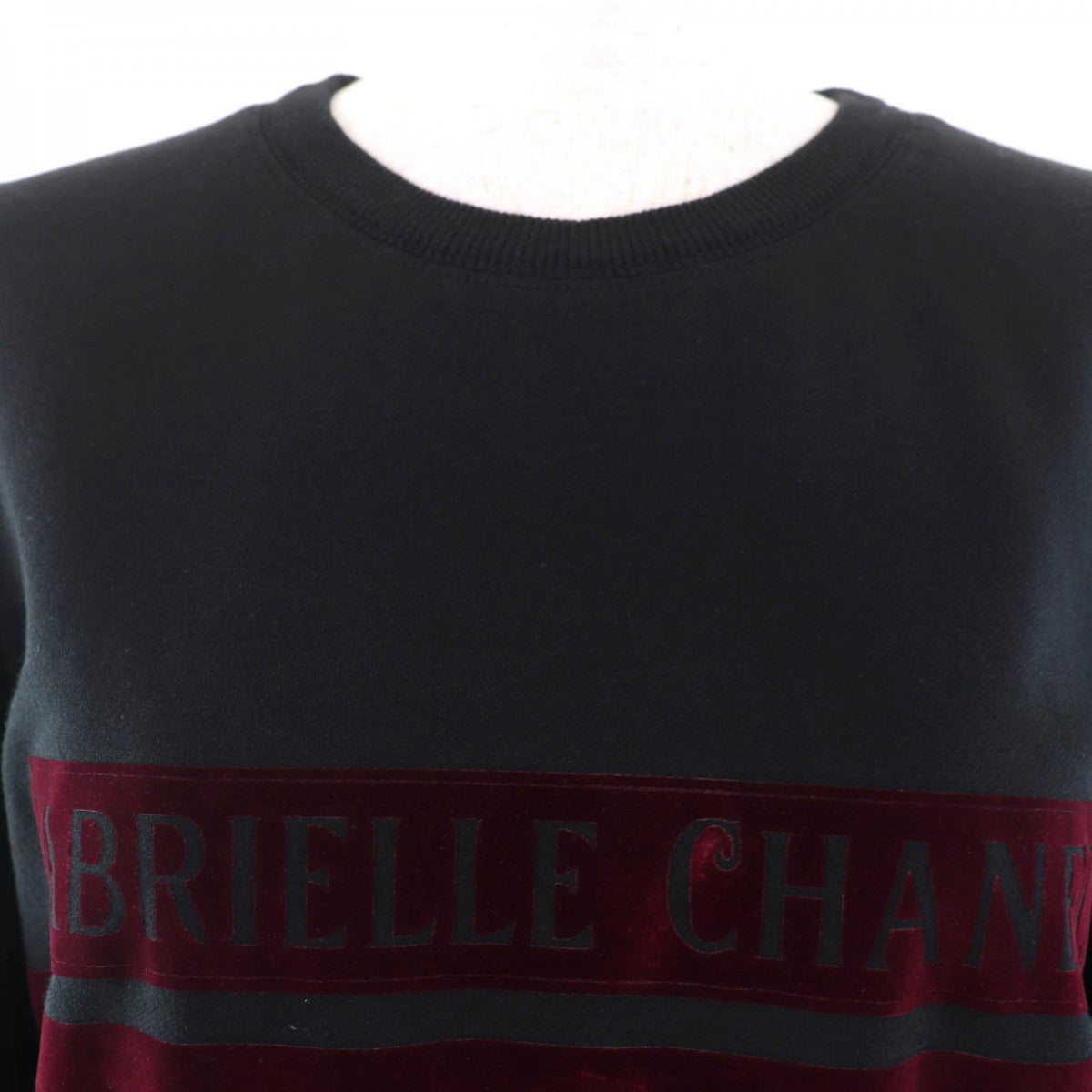 CHANEL sweat P57408K07541 Main: 100% cotton, some parts: 95% cotton, some parts: 5% elastane black Women 38