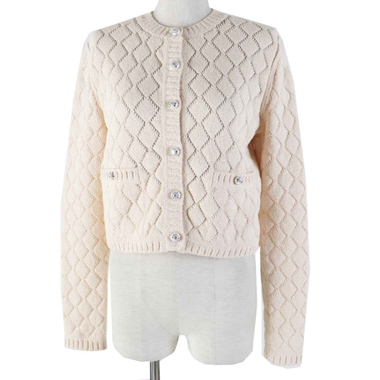 Chanel Cotton Polyamide Cardigan Classic Flap Tote