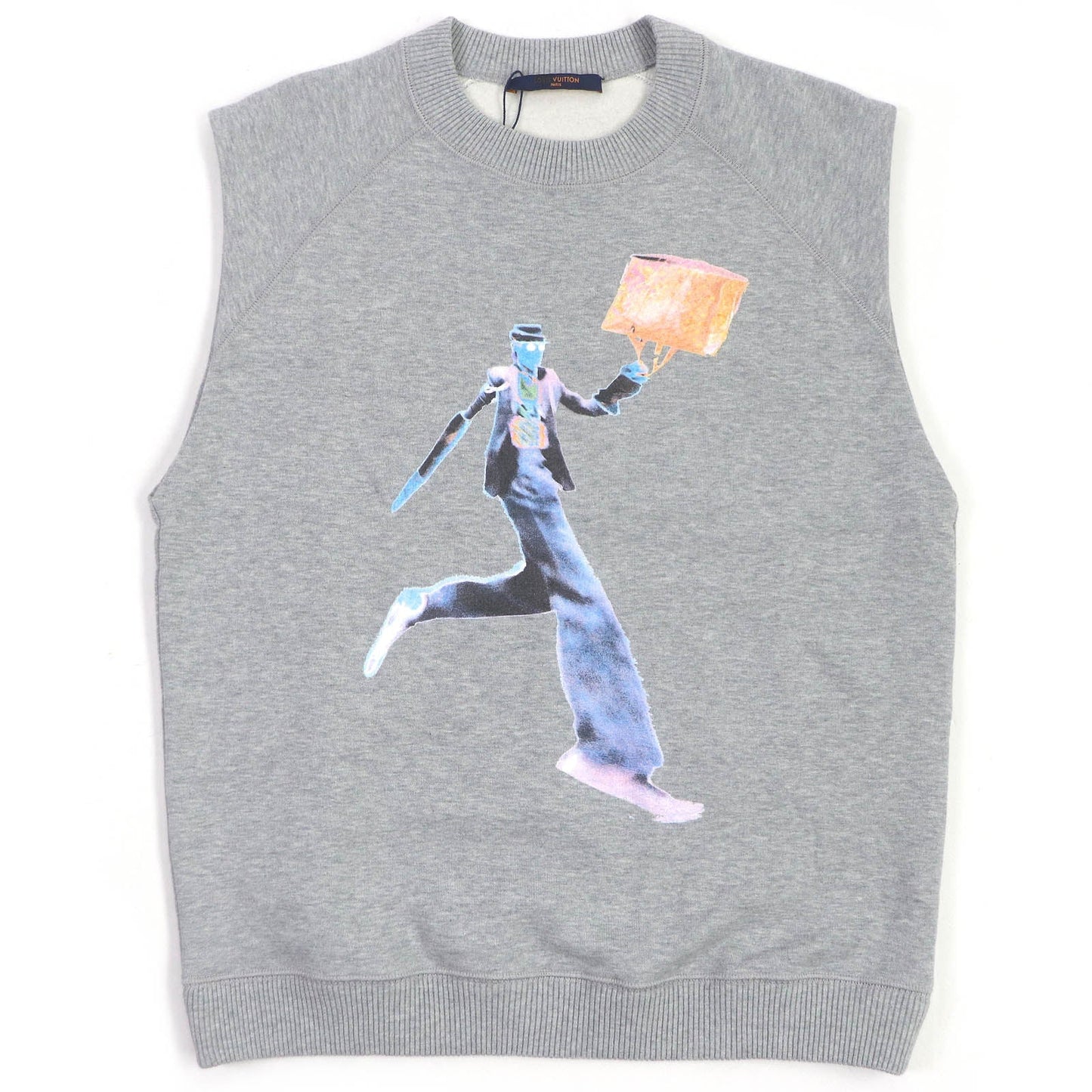 LOUIS VUITTON sweat 1A972H Main: 100% cotton gray mens S