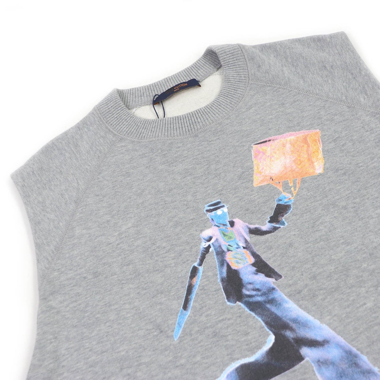 LOUIS VUITTON sweat 1A972H Main: 100% cotton gray mens S