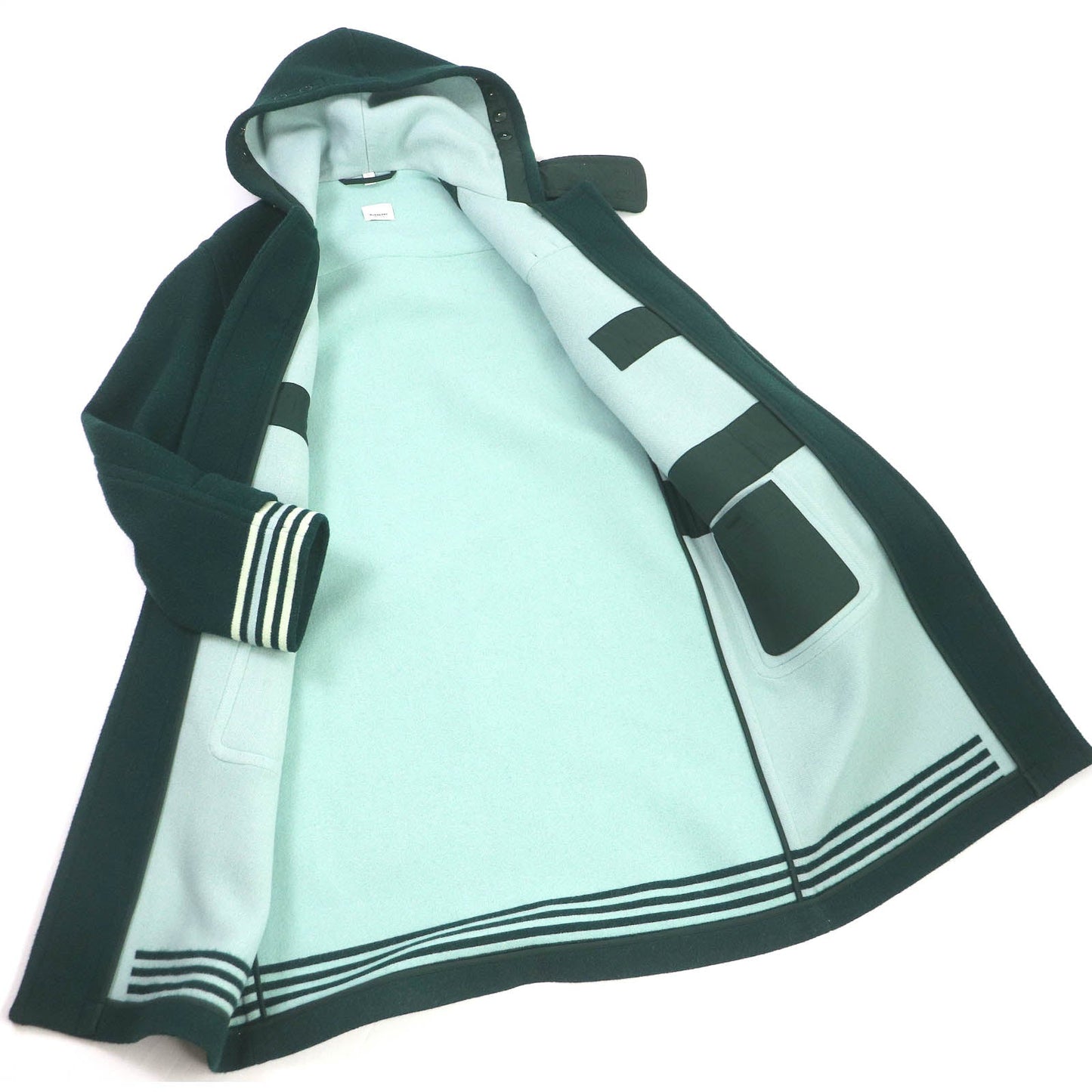 BURBERRY Duffel coat 4558899 Main: 100% wool green mens 46