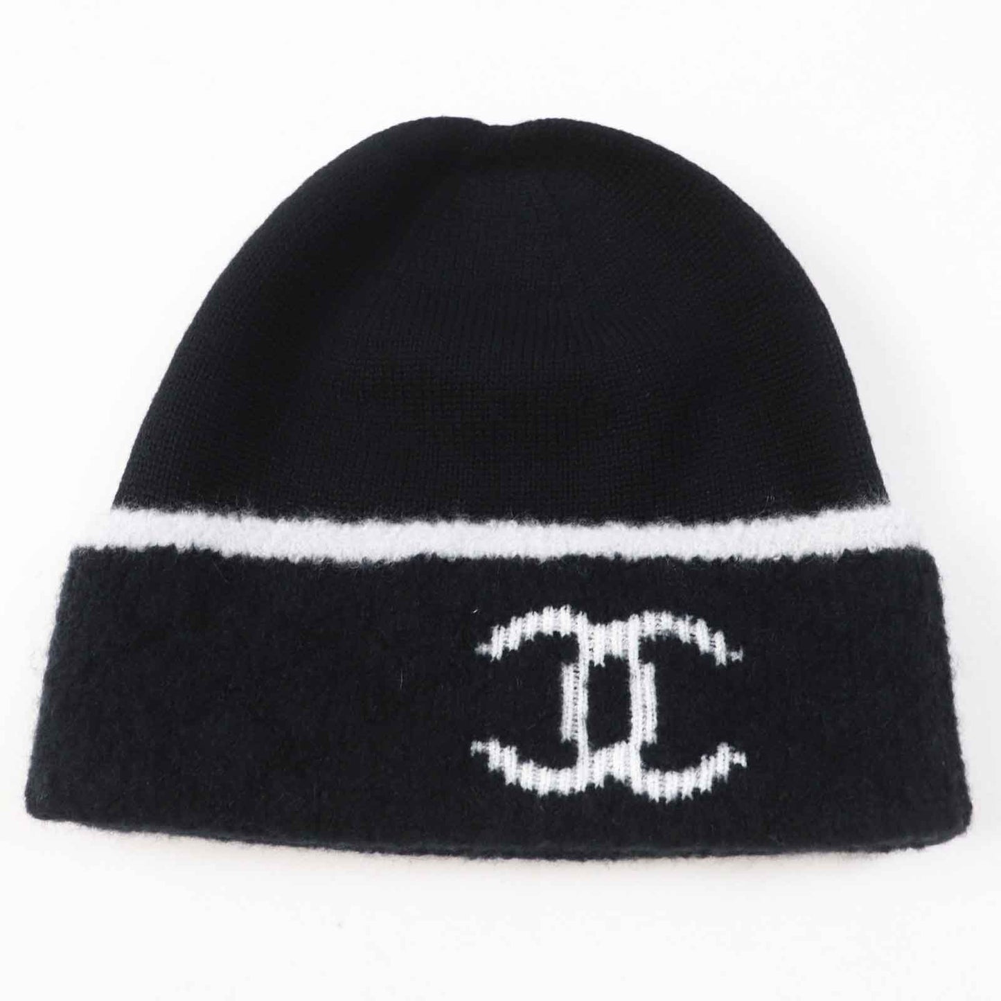 CHANEL gloves Main: 73% wool, 19% cashmere, 4% silk, 2% nylon, 1% polyester Black White Two-piece set Women