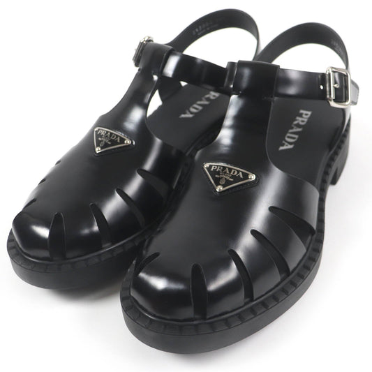 PRADA Sandals 2X3084 Brushed leather black 10.5