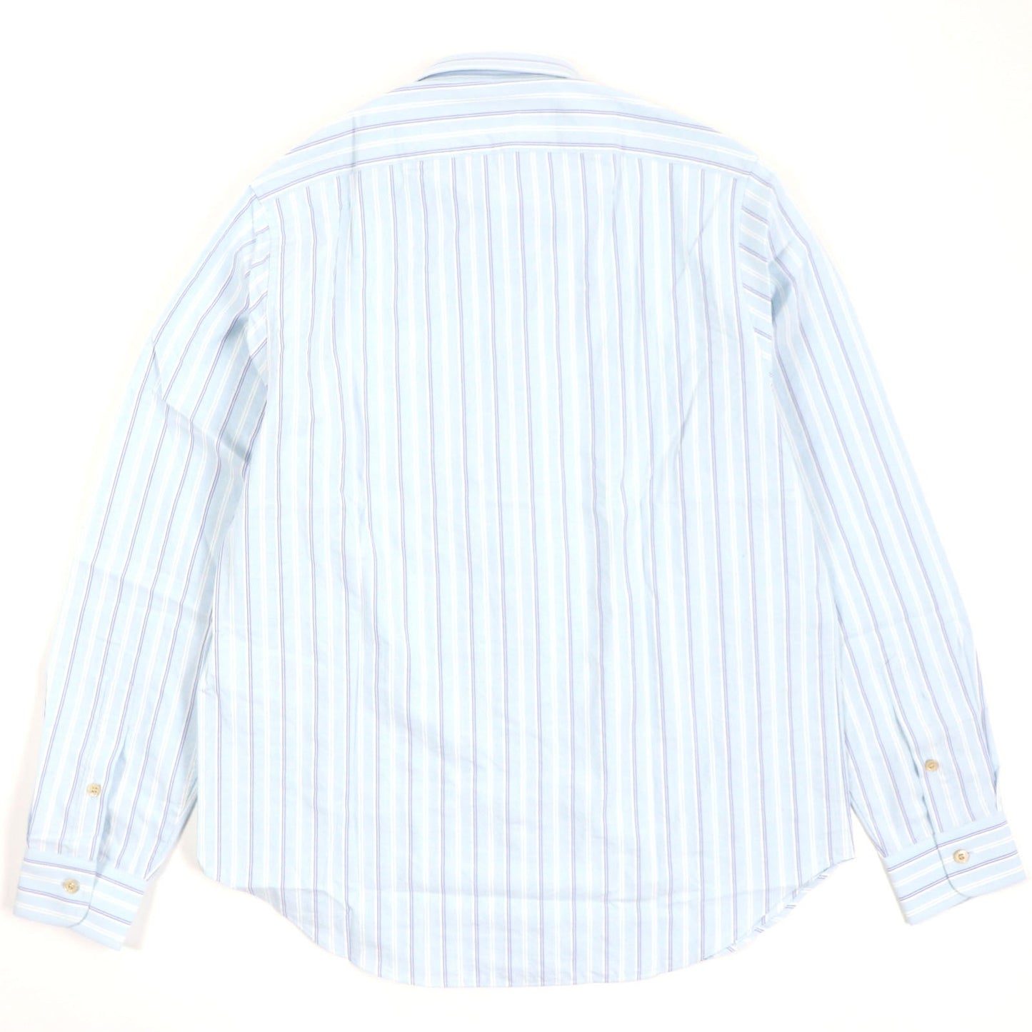 GUCCI Long sleeve shirt 703396 Main: 100% cotton, Part: 100% polyester Light blue stripe mens 38|15