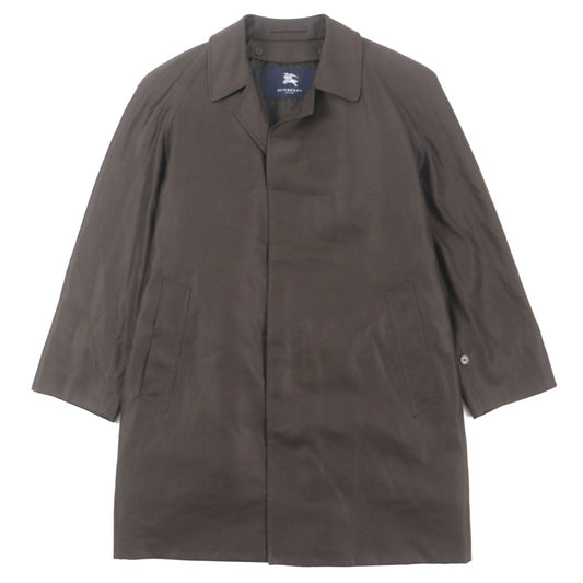 BURBERRY LONDON Stainless collar coat Outer: 67% wool, Outer: 33% silk, Lining: cupra, Lining: polyester, Liner: 50% cupra Dark brown mens 90-165-4