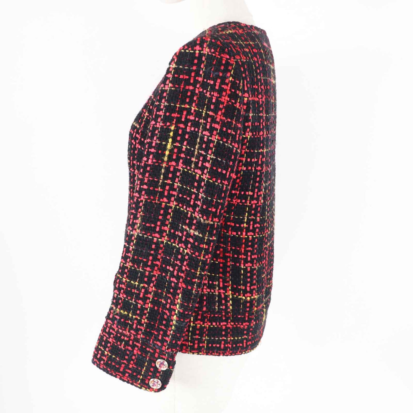 Chanel Tweed No Collar Jacket Classic Flap Tote