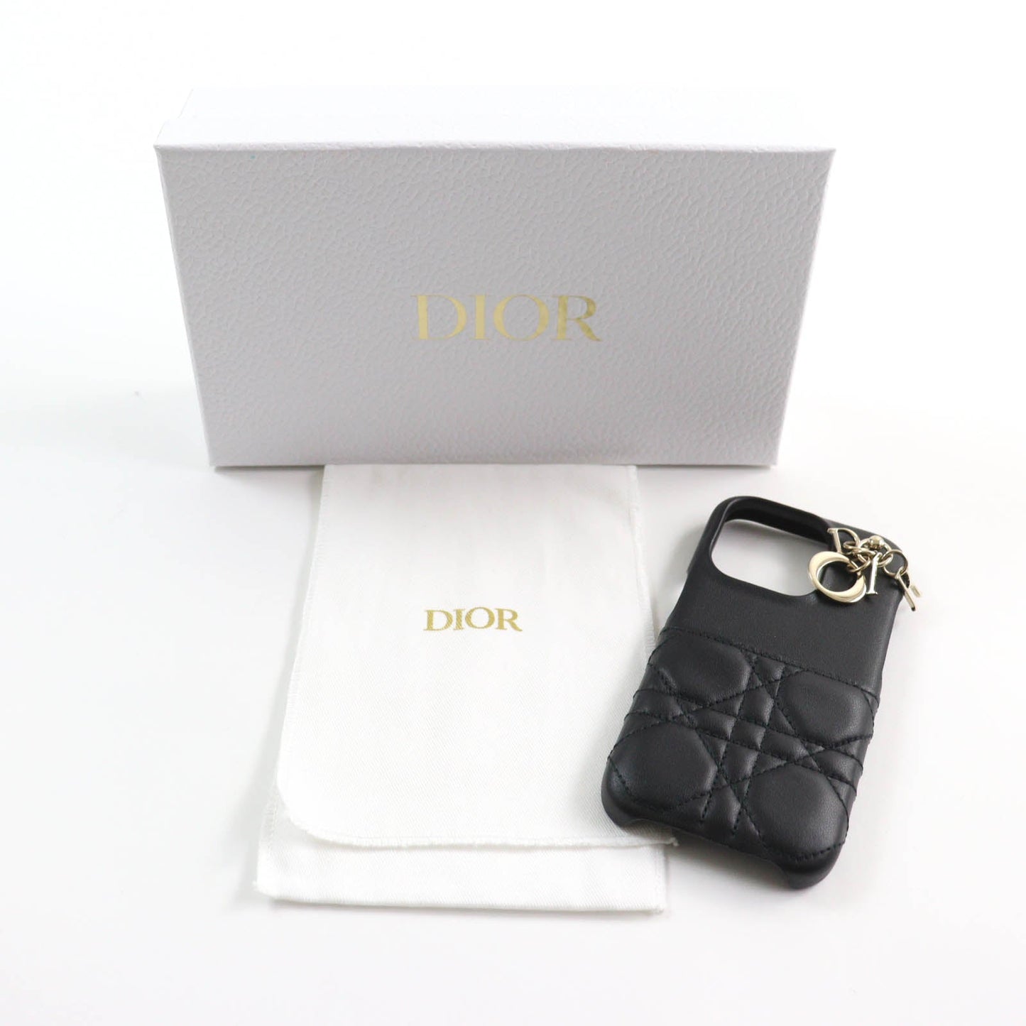 Dior Lady Dior Cannage iPhone 15 Pro Case
