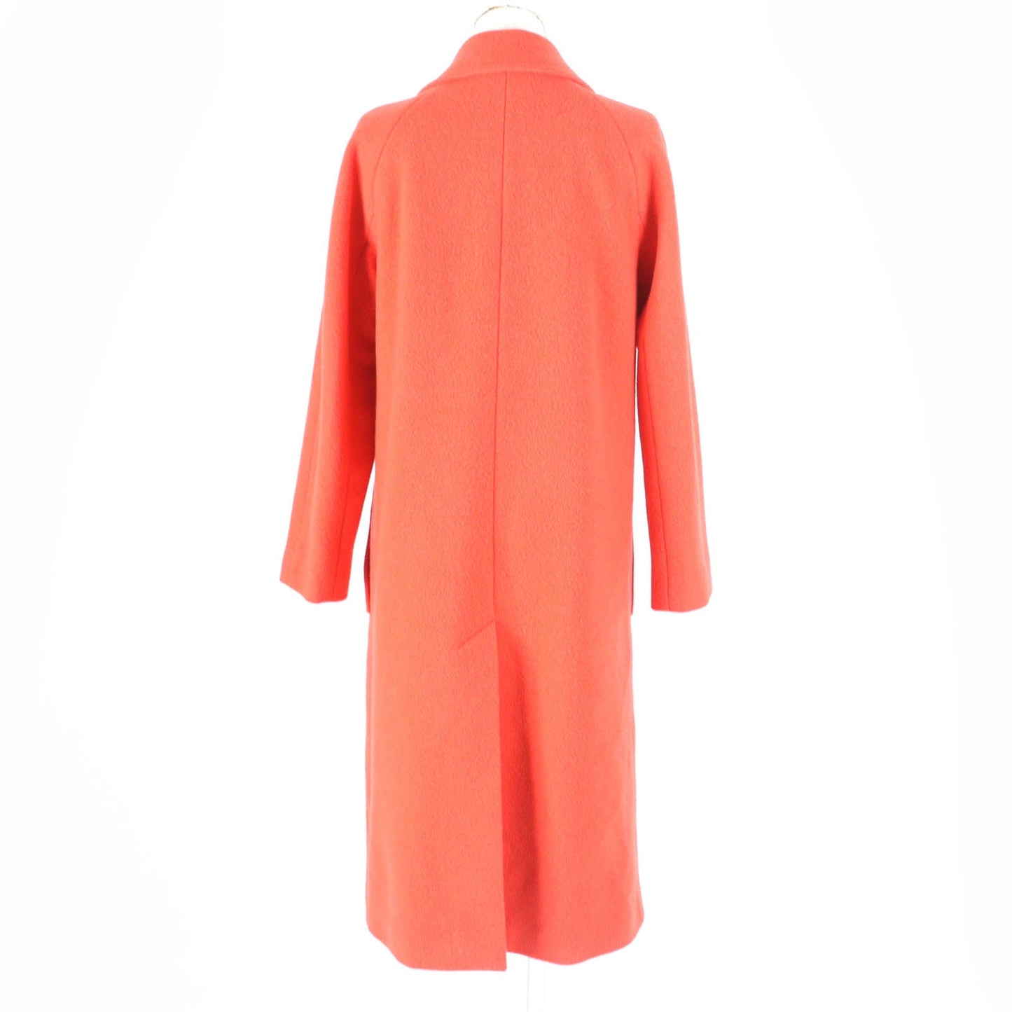 BURBERRY coat Main: 80% virgin wool, Main: 20% nylon, Lining: 100% cotton, Sleeve lining: 100% viscose (rayon) Orange Women 36
