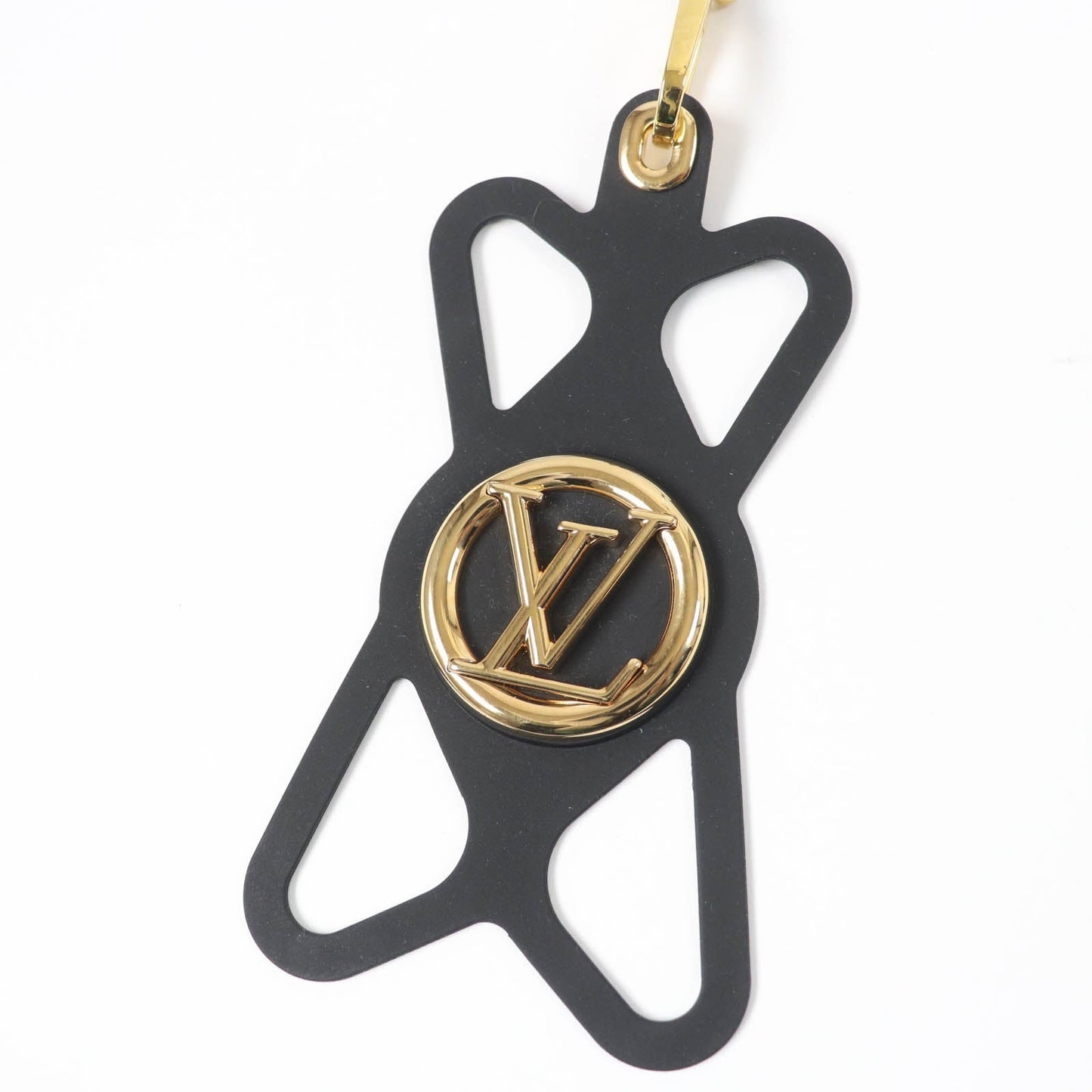 LOUIS VUITTON Mobile phones and smartphone accessories M68382 Monogram canvas, silicone black Von Holder Louise Women