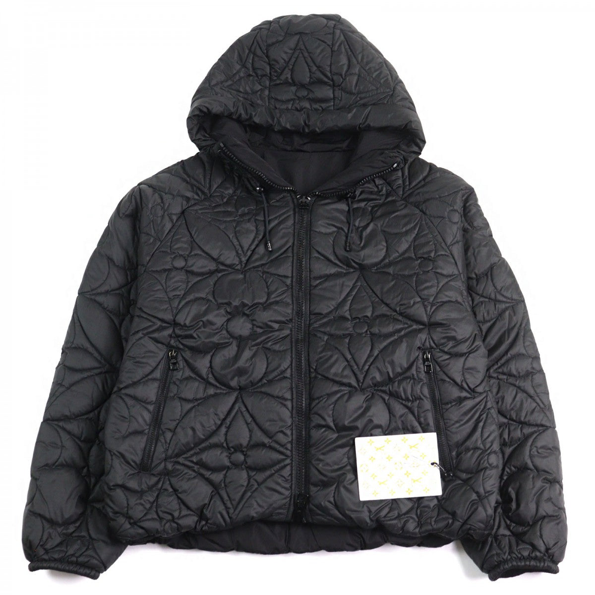 LOUIS VUITTON Jacket HIB47W Outer: 100% polyester, Lining: 82% nylon, Lining: 18% cotton, Filling: 88% polyester, Filling: 12% nylon black mens 54