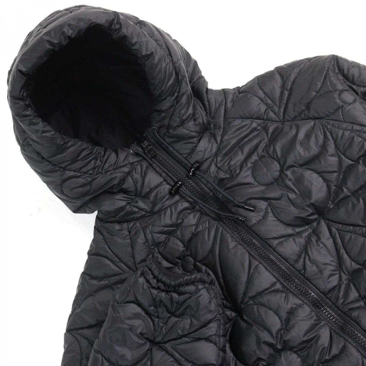 LOUIS VUITTON Jacket HIB47W Outer: 100% polyester, Lining: 82% nylon, Lining: 18% cotton, Filling: 88% polyester, Filling: 12% nylon black mens 54