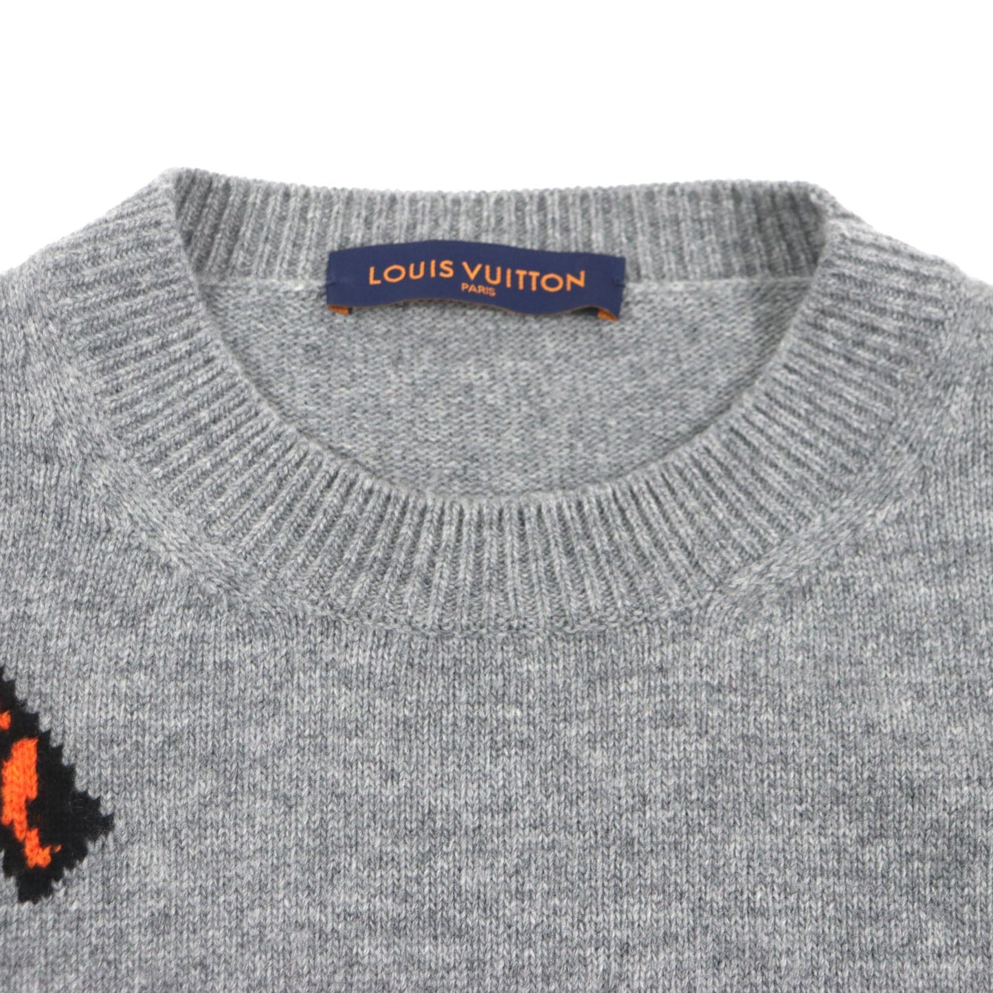 LOUIS VUITTON sweater HMN77W Main: 100% wool gray Amen Break mens S