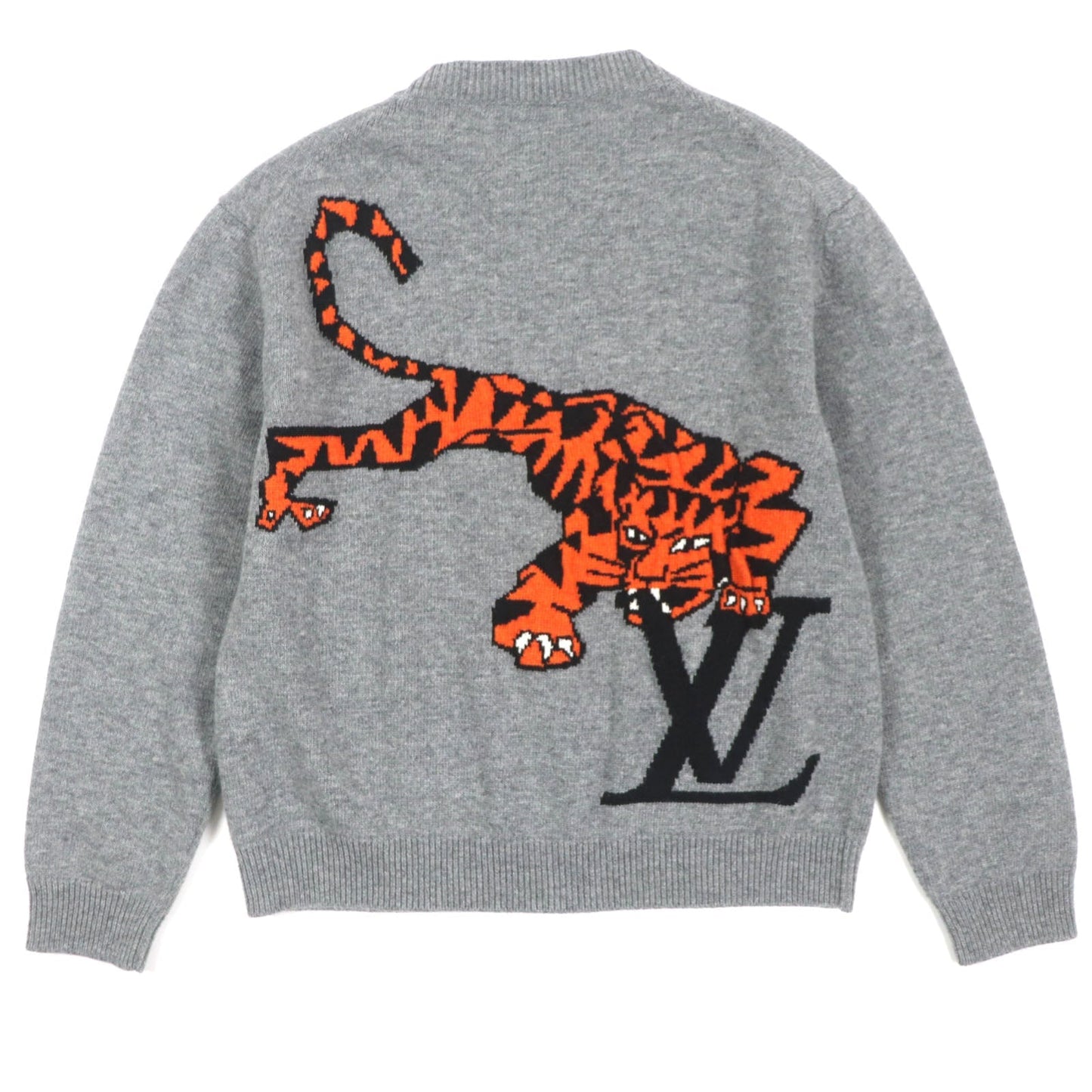 LOUIS VUITTON sweater HMN77W Main: 100% wool gray Amen Break mens S