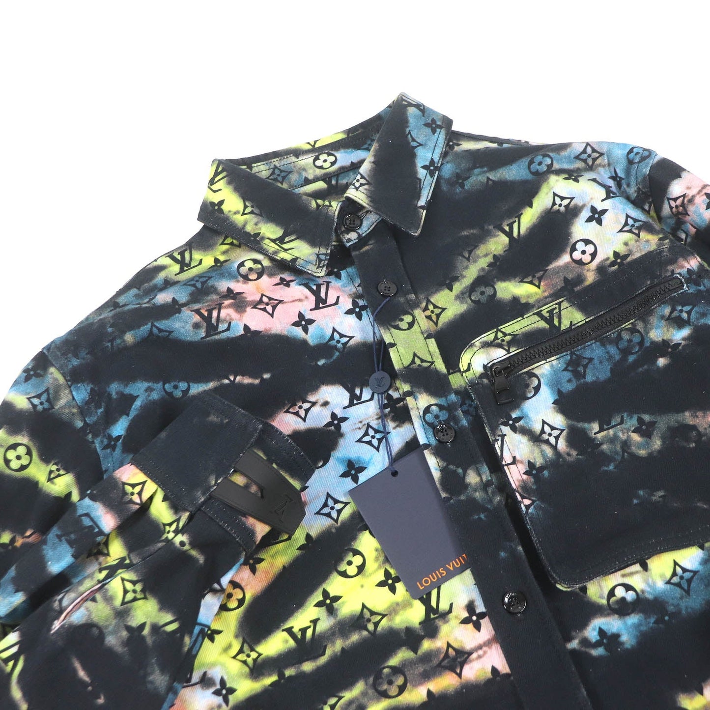 LOUIS VUITTON Denim Jacket Main: 100% cotton Black type Multicolor mens L