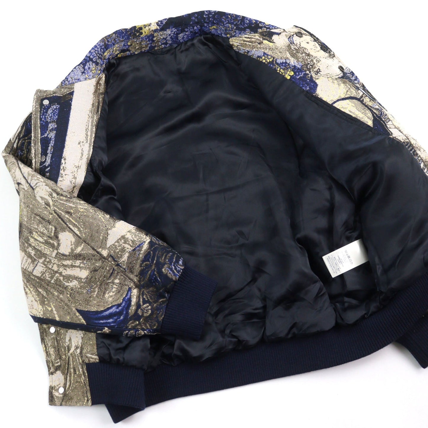 LOUIS VUITTON Blouson HIB11W Outer material: 52% polyester, Outer material: 48% cotton, Lining: 100% cupra Multicolor All-over Pattern mens 52