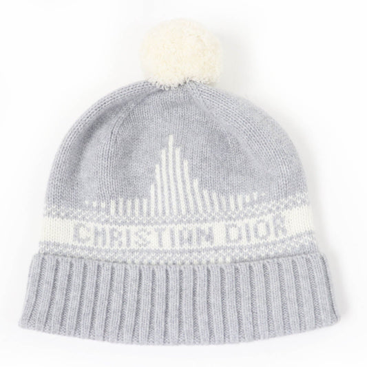 Christian Dior Knit cap 25DAL707I170 Main: 70% wool, Main: 30% cashmere gray Women