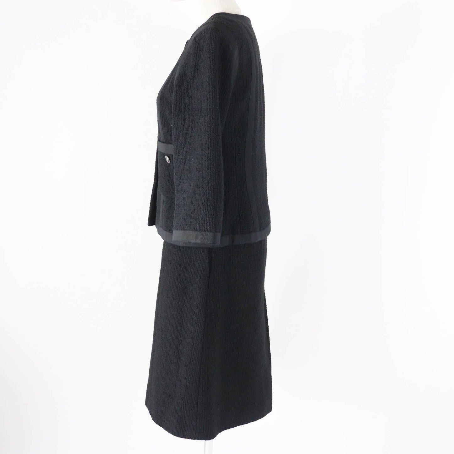 CHANEL setup P45580/P45436 Outer: 100% cotton, Lining: 100% silk black Women 36