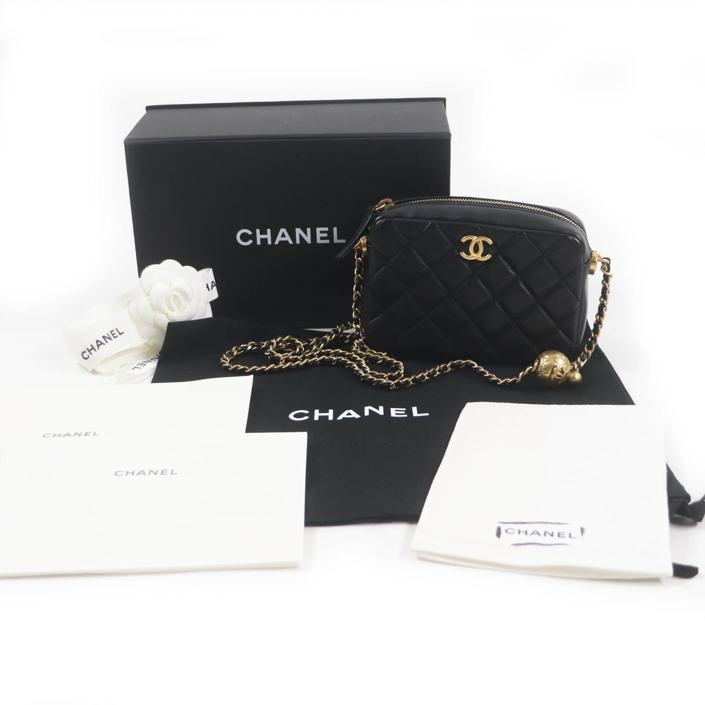 Chanel Lambskin Matrasse Camera Bag Classic Flap