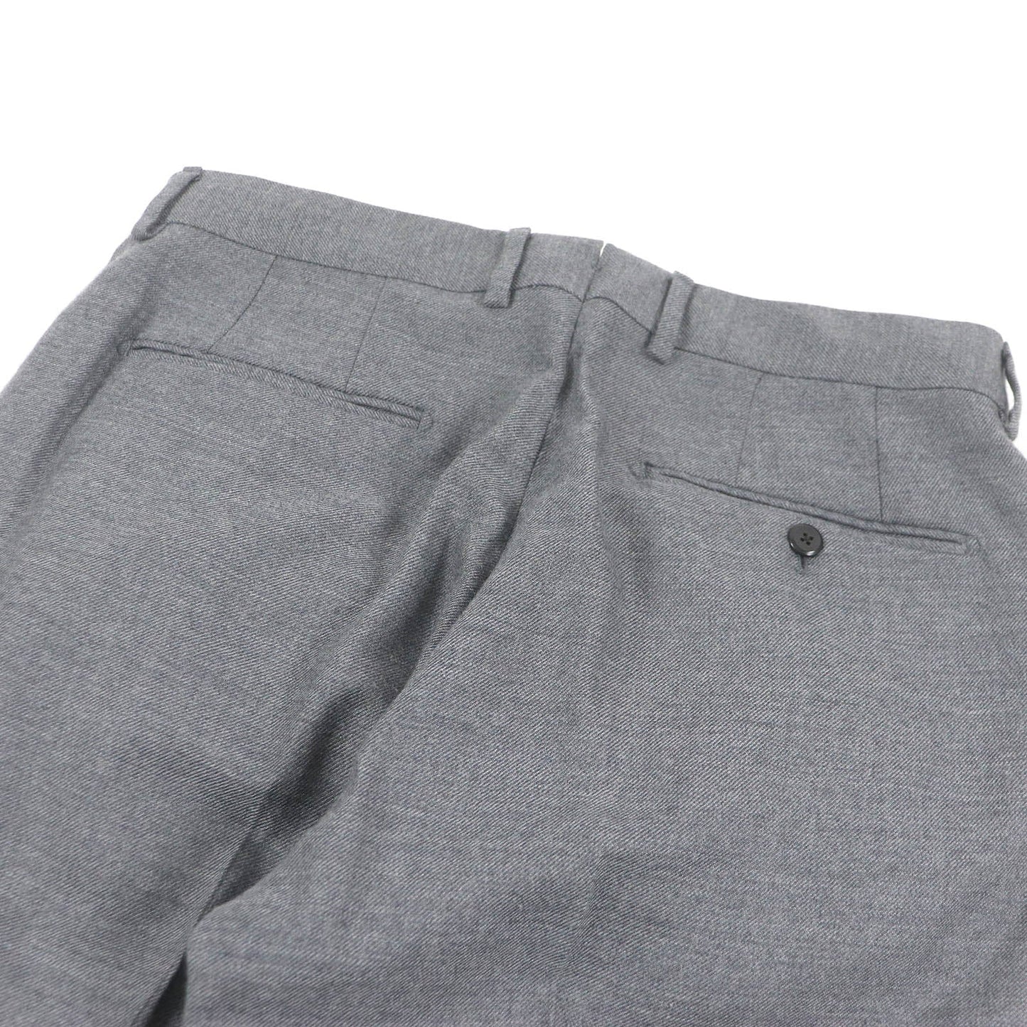 LOUIS VUITTON slacks Outer: 52% wool, Outer: 48% cashmere, Lining: 28% acetate, Lining: 24% rayon, Lining: 20% cotton gray mens 42