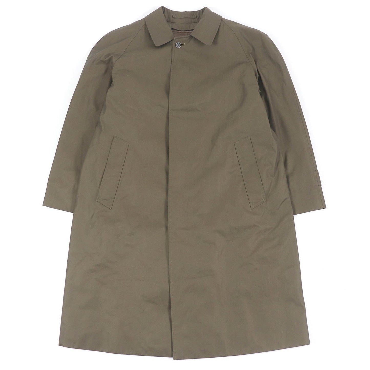BURBERRY LONDON Stainless collar coat Outer: 100% cotton, Lining: cotton, Lining: cupra, Lining: polyester, Liner: 90% wool khaki mens 92-170-5