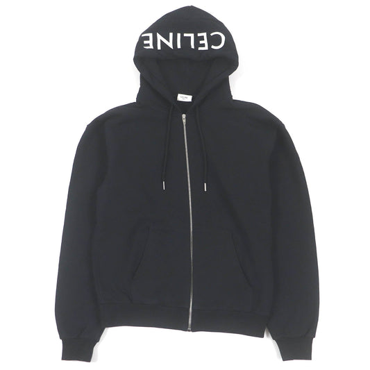 CELINE Hoodie 2Y497670Q Main: 100% cotton, part: 96% cotton, part: 4% polyurethane black mens XS