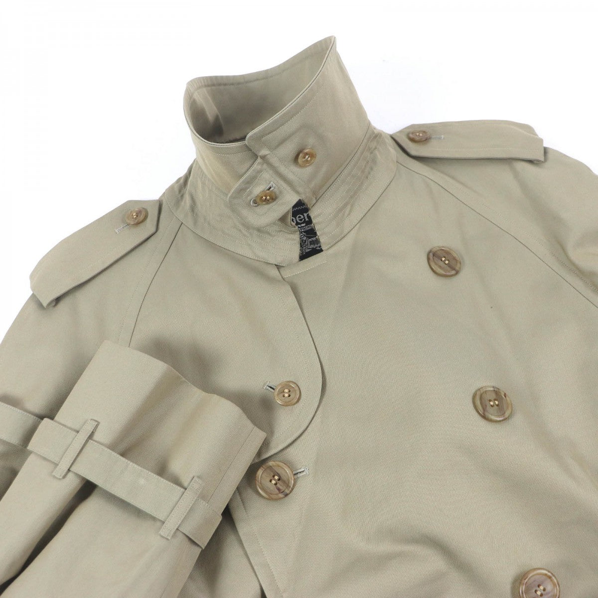 BURBERRY trench coat Main: 100% cotton, sleeve lining: 100% polyester khaki mens