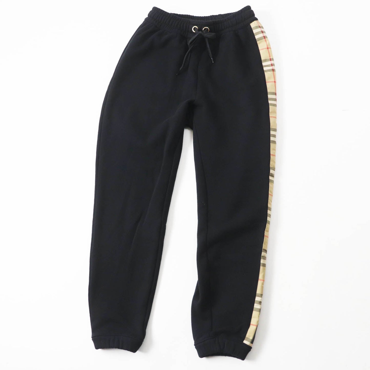 BURBERRY Pants 802451 Main: 100% cotton, some parts: 95% cotton, some parts: 5% elastane Black Beige type Women XXS