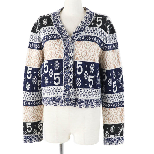 CHANEL cardigan 20B P65173 Main: 100% cashmere Multi Women 40