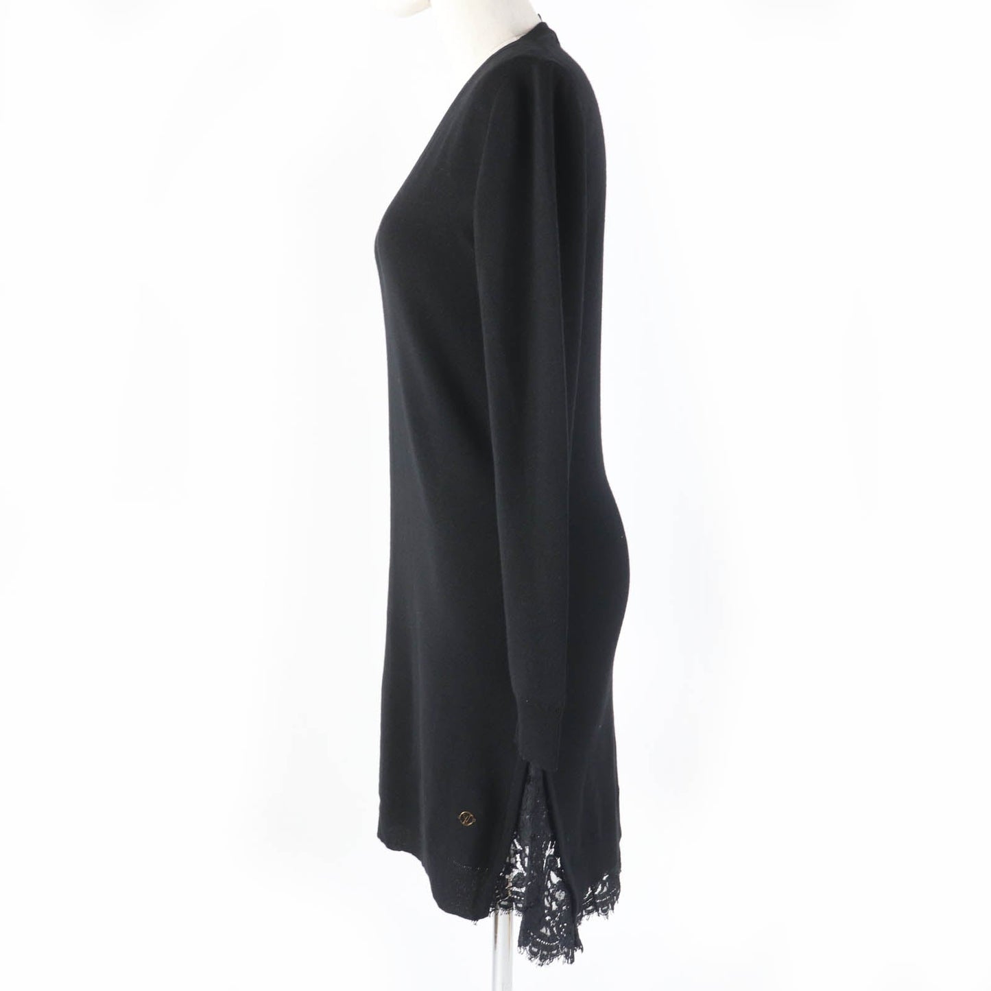 LOUIS VUITTON one piece wool black S