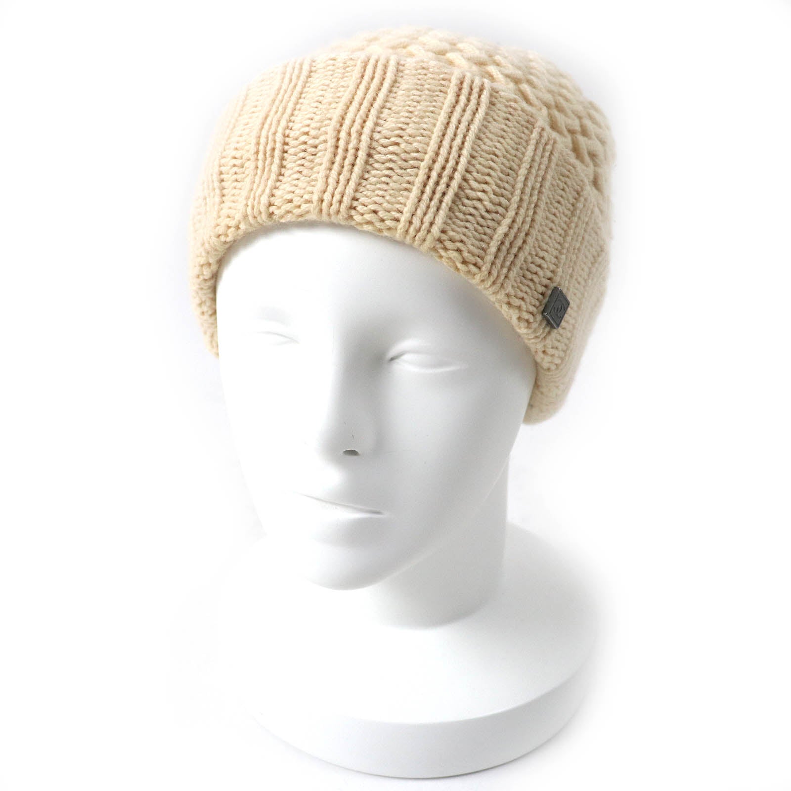 Chanel Cashmere COCO Mark Knit Hat Women Classic Flap Tote