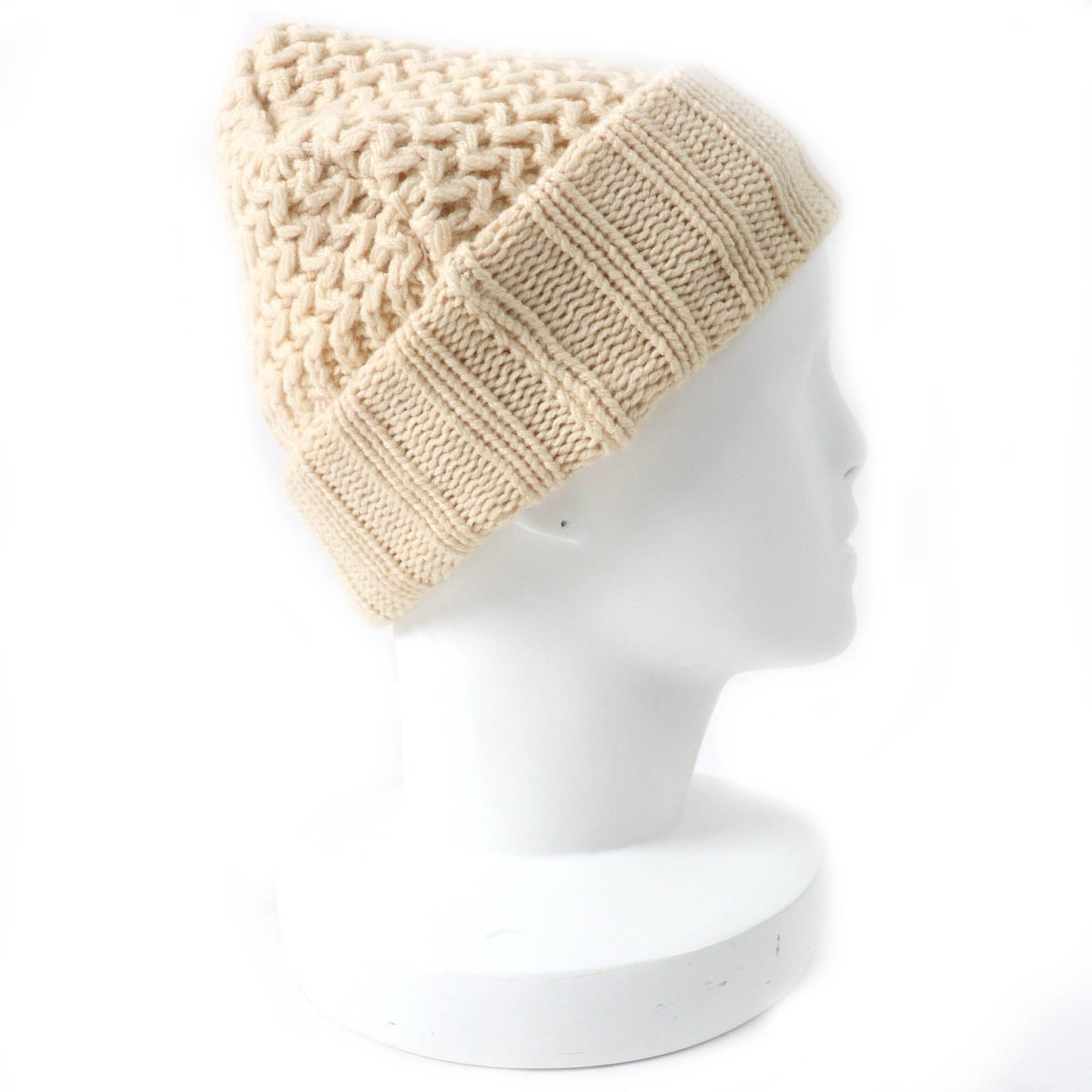 Chanel Cashmere COCO Mark Knit Hat Women Classic Flap Tote