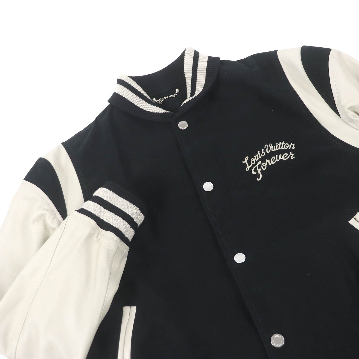 LOUIS VUITTON Stajan Outer: 100% cotton, Lining: 68% cupra, Lining: 32% cotton, Sleeve lining: sheepskin, Part: 89% cotton black mens 46