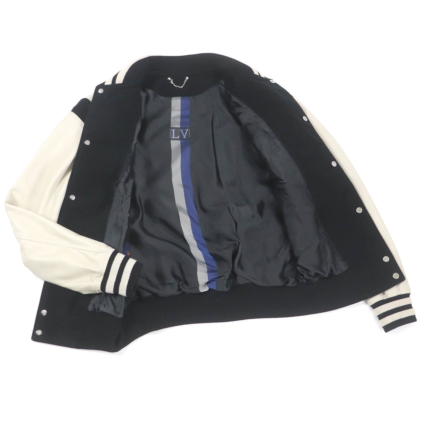 LOUIS VUITTON Stajan Outer: 100% cotton, Lining: 68% cupra, Lining: 32% cotton, Sleeve lining: sheepskin, Part: 89% cotton black mens 46