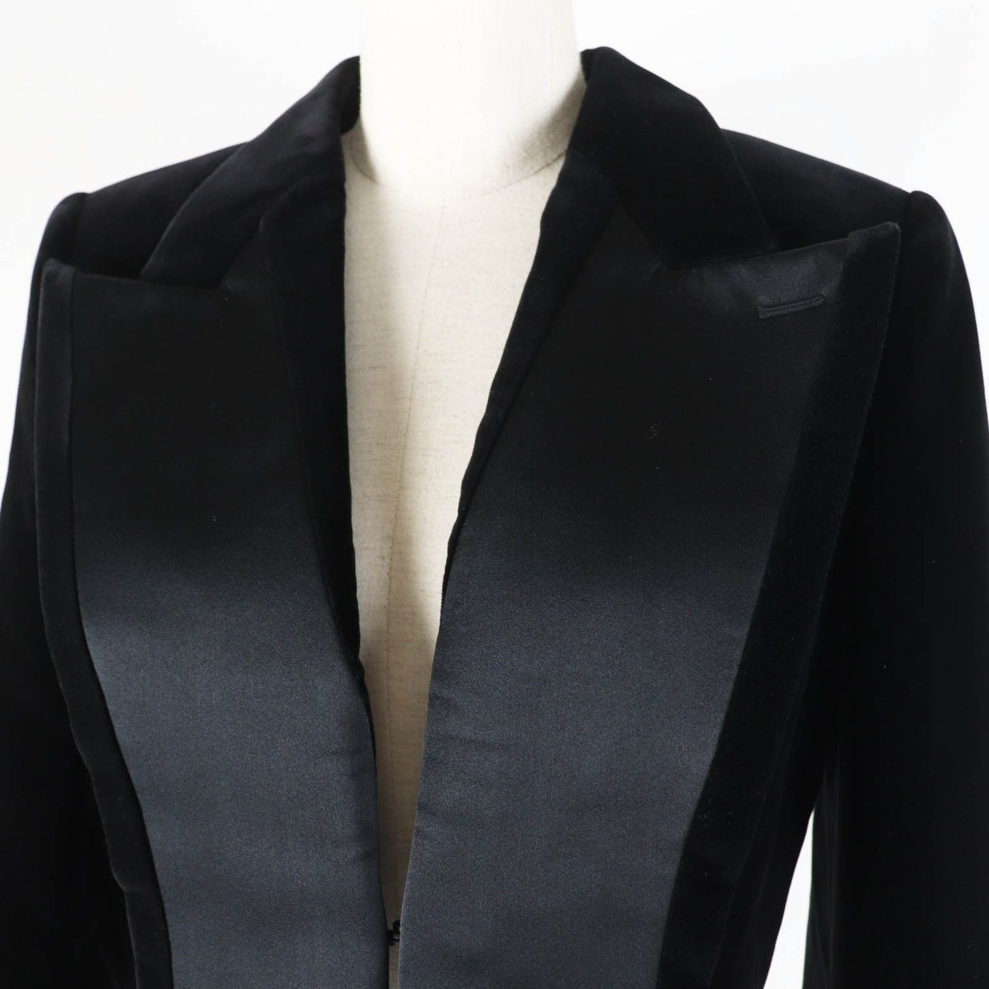 FENDI Jacket FJ7223 Main: 74% cotton, Main: 26% silk, Part: 78% silk, Part: 22% polyester, Lining: 100% rayon black Women 40