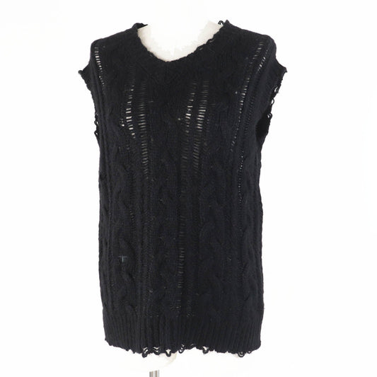Christian Dior Vest 244T61AM144 Main: 40% alpaca, Main: 30% silk, Main: 30% cashmere black Women 38