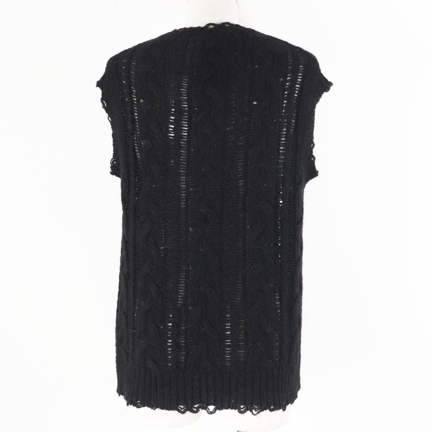 Christian Dior Vest 244T61AM144 Main: 40% alpaca, Main: 30% silk, Main: 30% cashmere black Women 38
