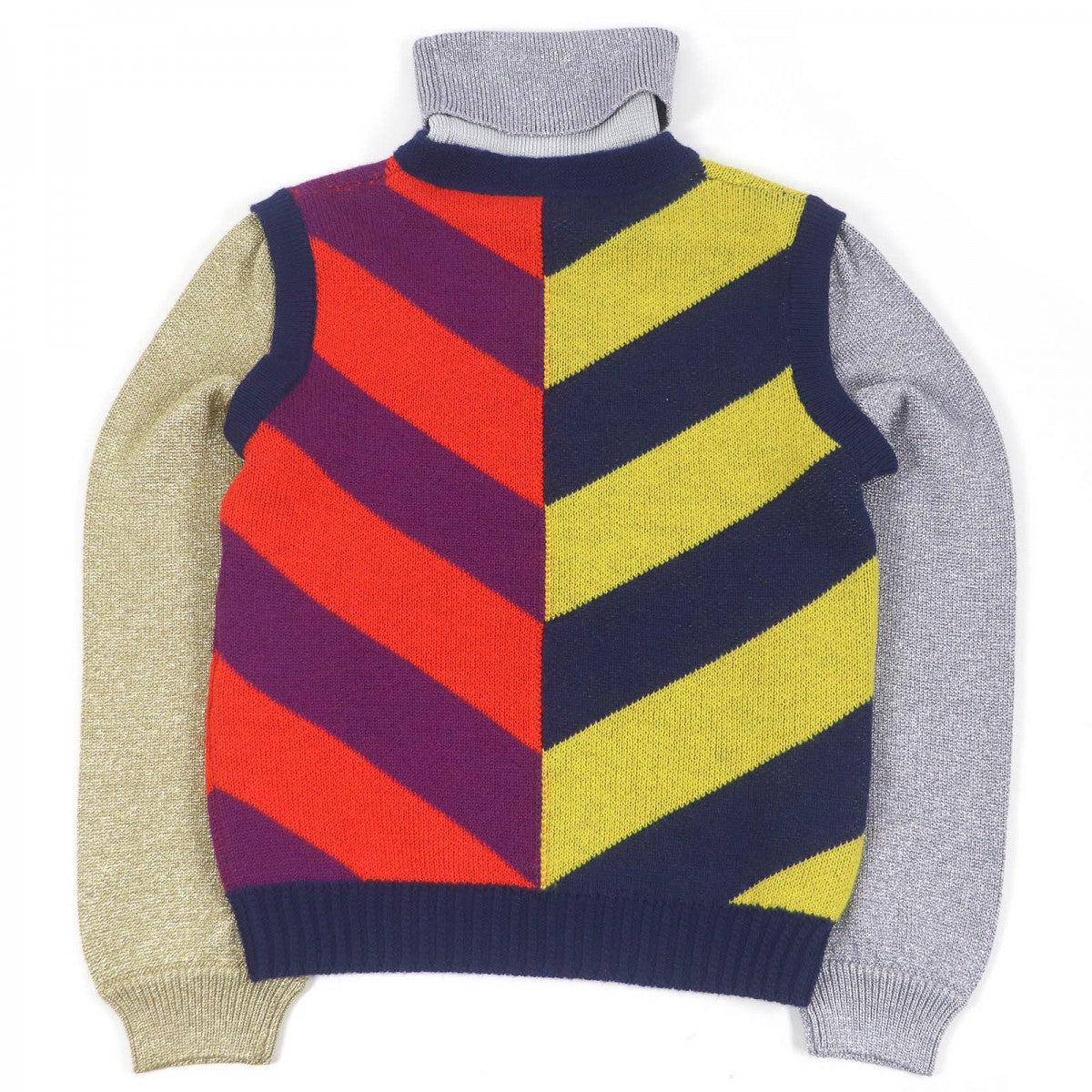 GUCCI sweater 724770 Main: 100% wool, part: 79% rayon, part: 21% polyester, part: 97% wool, part: 2% nylon multicolor mens S
