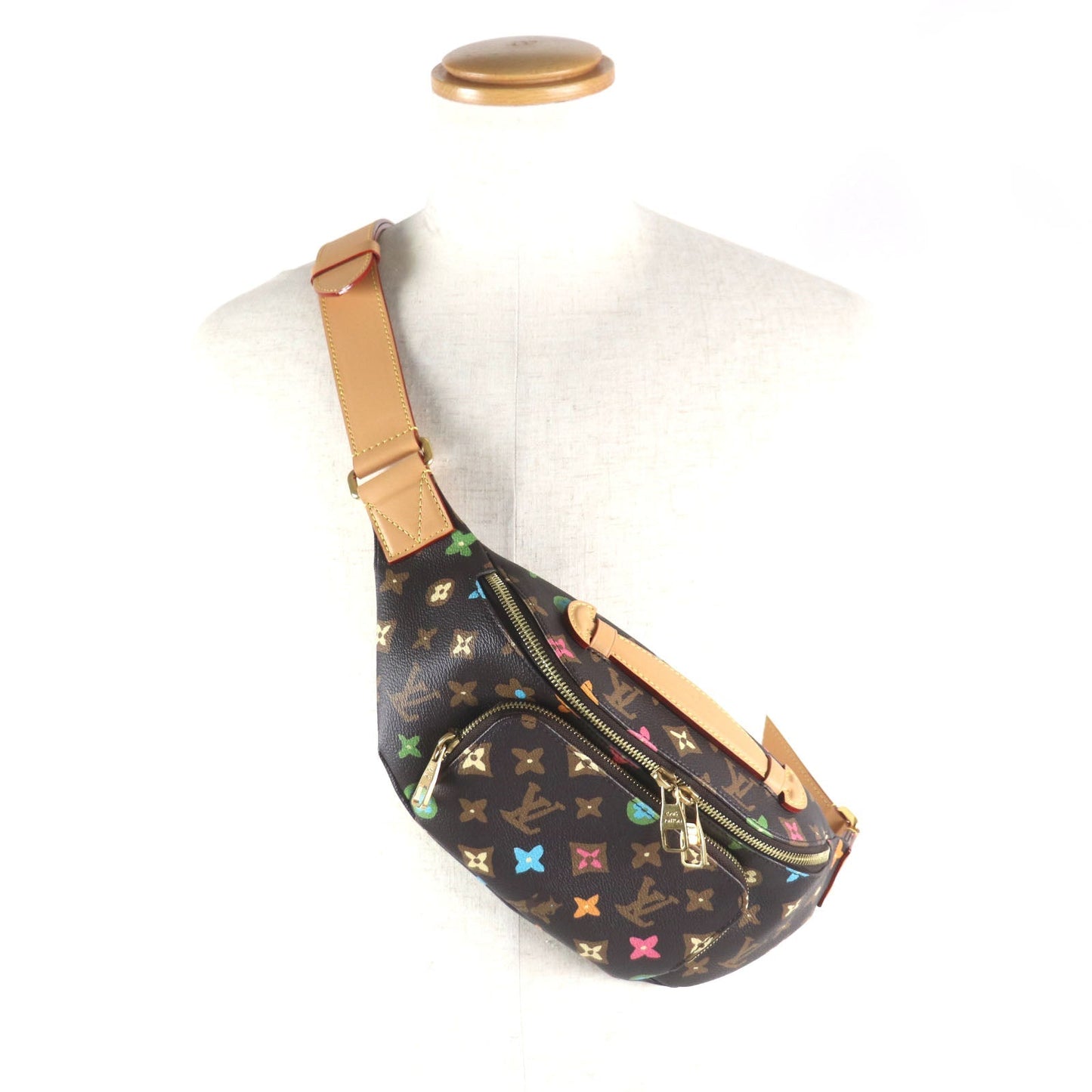 LOUIS VUITTON Sling bag M24858 Monogram Craggy Canvas chocolate Rush Bum Bag